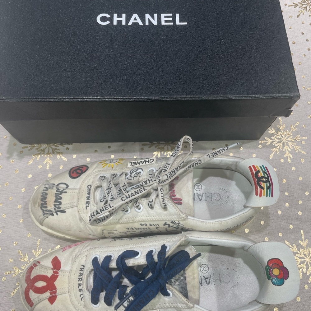 Coco Chanel x Pharrell Williams Sneakers, 100% Authentic, EU 40